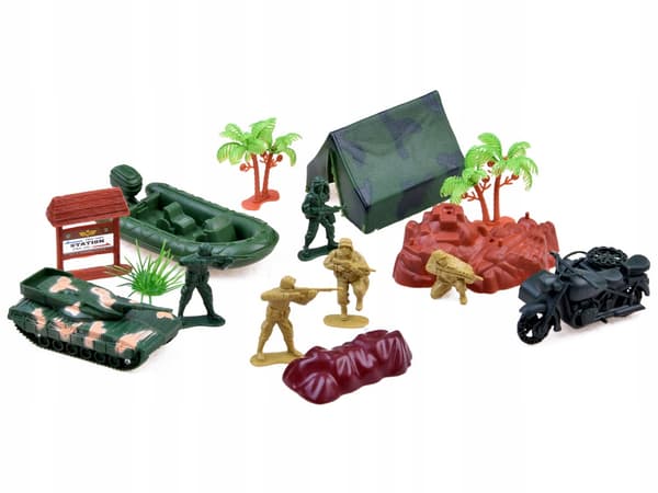 Large Army Set: Soldiers, Tanks, Weapons and Figures