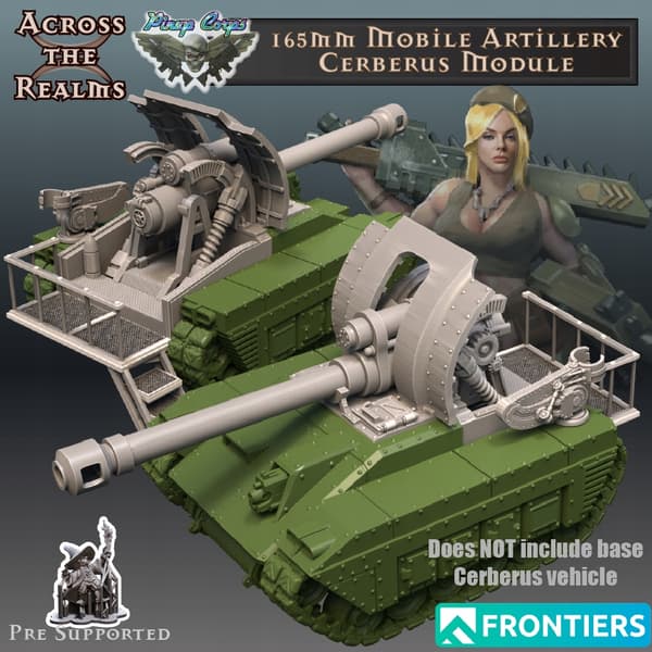 165mm Mobile Artillery Cerberus Module Across the