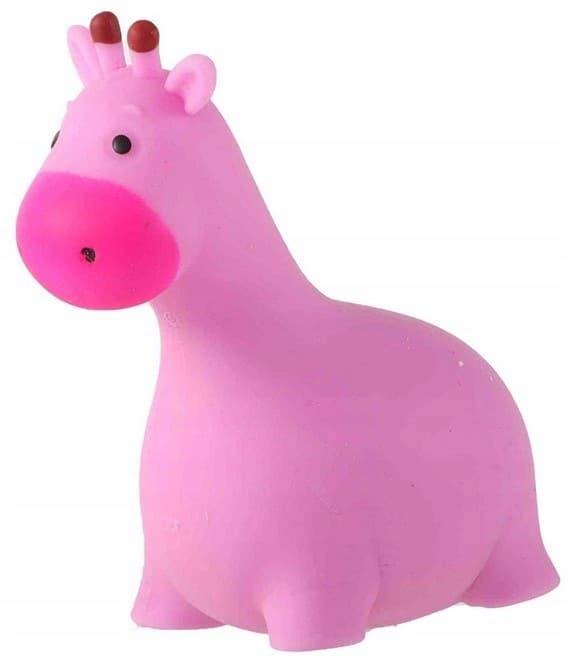 Squeeze Me Stretchable Anti-Stress Giraffe Figurine, 10.5 cm
