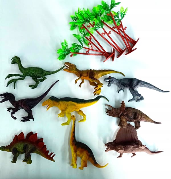 Dinosaur World Temi 3+ P9C92 figurines with playmat