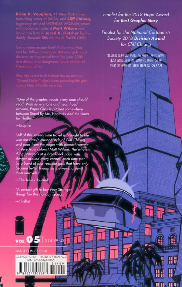 Paper Girls Volume 5 by Brian K. Vaughan