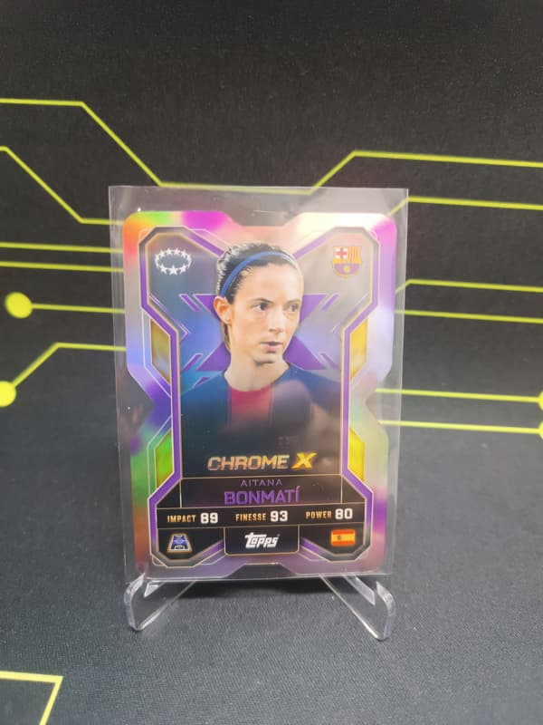 Topps MATCH ATTAX Extra 2026 – Chrome X – Aitana Bonmati – 51/75, numbered
