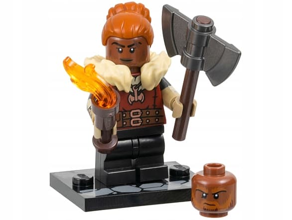 LEGO 71047 CMF Dungeons & Dragons – Dwarf Barbarian coldnd-1 NEW