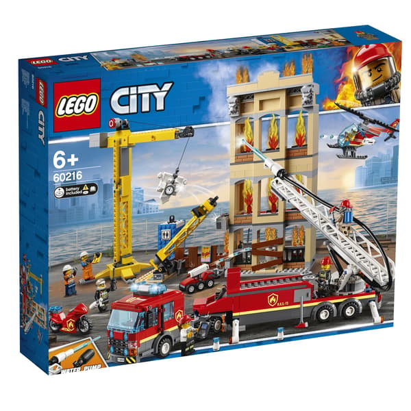 LEGO City 60216 Downtown Fire Station Set