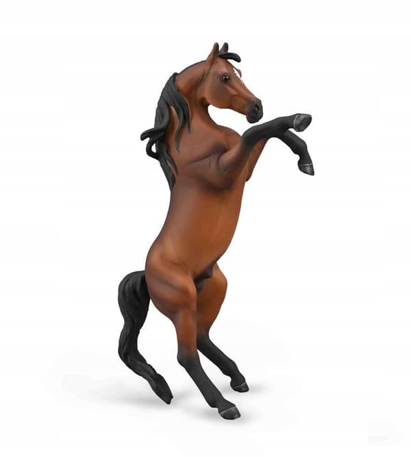 BAY-COLOURED ARABIAN STALLION, COLLECTA