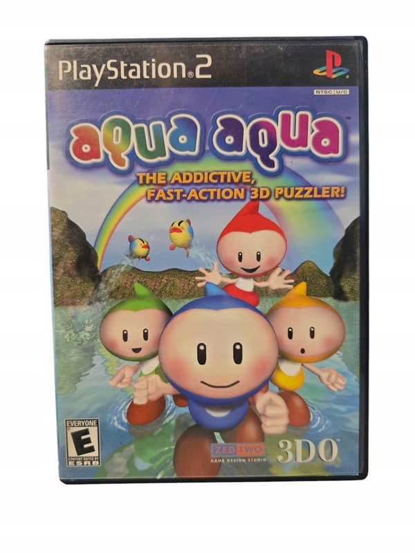 PS2 AQUA AQUA: THE ADDICTIVE FAST-ACTION 3D NTSC
