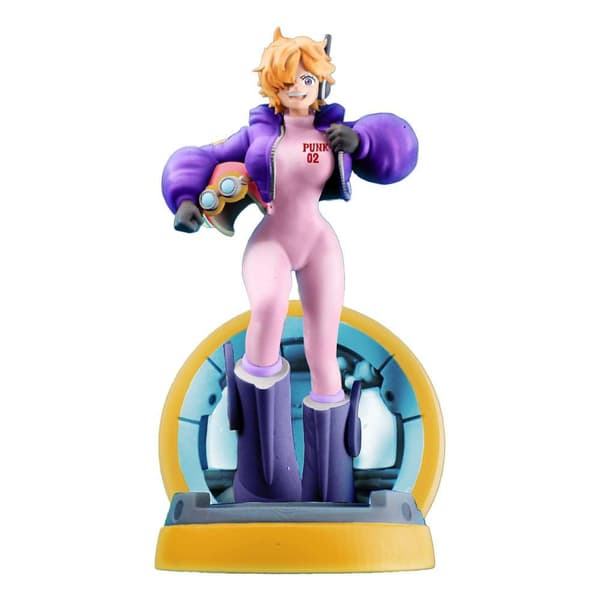 // One Piece Petitrama PVC Mini Statue Logbox Re Birth Egghead Set 9 cm