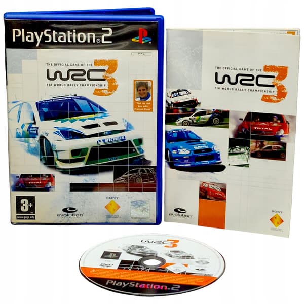 WRC 3 game for Sony PlayStation 2 (PS2)