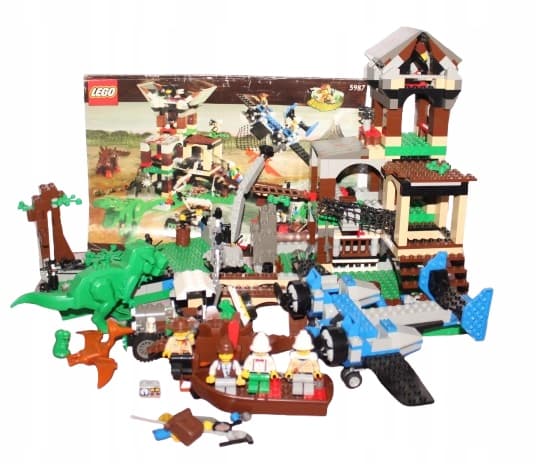 LEGO ADVENTURES Classic 5987 SET INSTRUCTIONS: Dino Research Compound