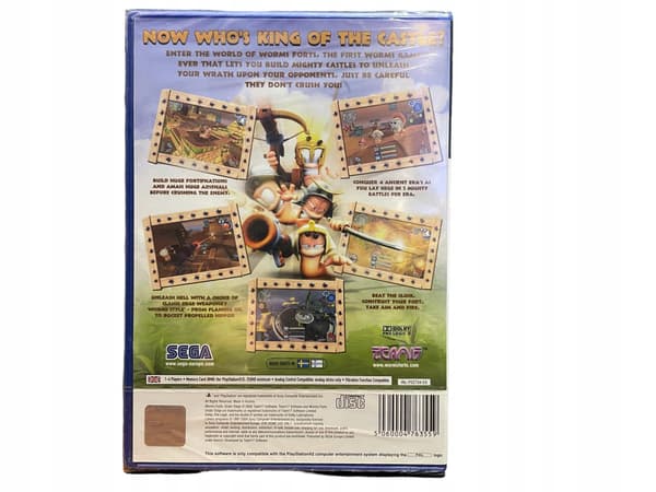 Worms Forts Under Siege Sony PlayStation 2 PS2 / NEW / SEALED
