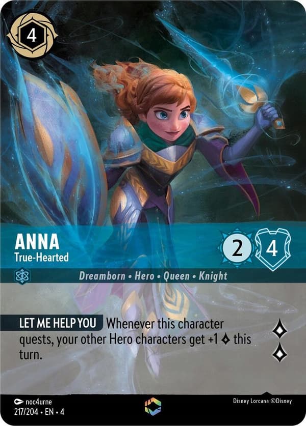 Disney Lorcana: Anna – True-Hearted (ENCH) (4URS)