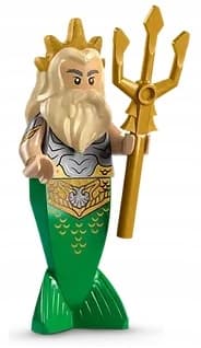 LEGO Disney King Triton figure dis111 + trident N