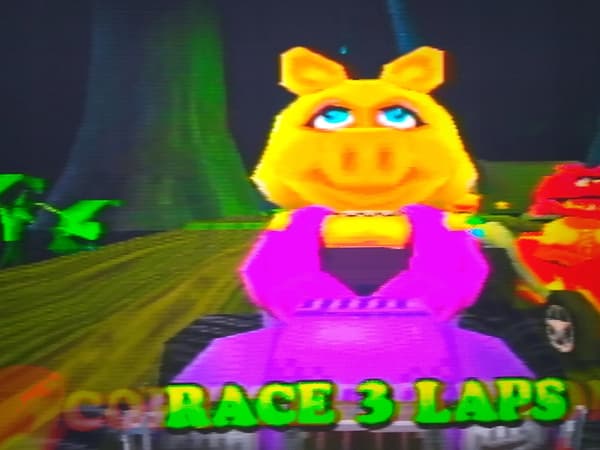 MUPPET RACEMANIA PSX game – disc only – please read the description!!!
