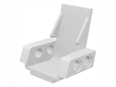 LEGO 2717 White 4107785 Technic 3x2 Baseplate 1 piece USED