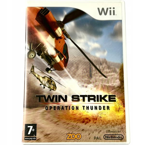 Twin Strike: Operation Thunger | Nintendo Wii | 3xA SET