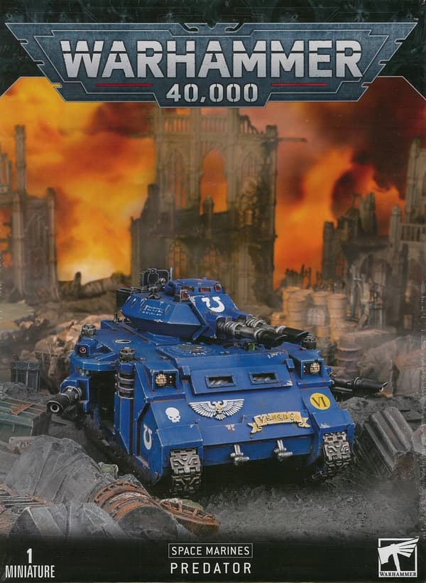 Warhammer 40,000 Space Marines Predator, Games Workshop