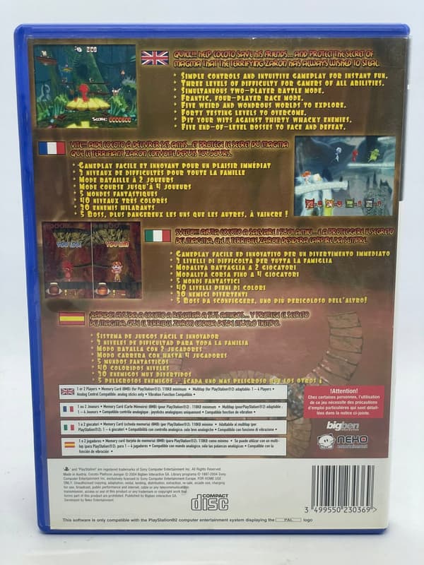 Cocoto Platform Jumper PS2 game