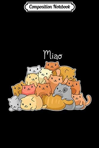 Cat Composition Notebook: Cute Japanese Cat Notebook