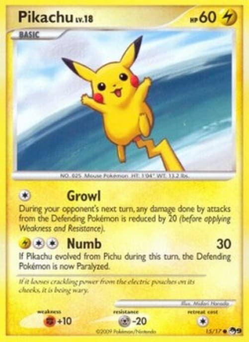 Pokemon Pikachu Lv.18