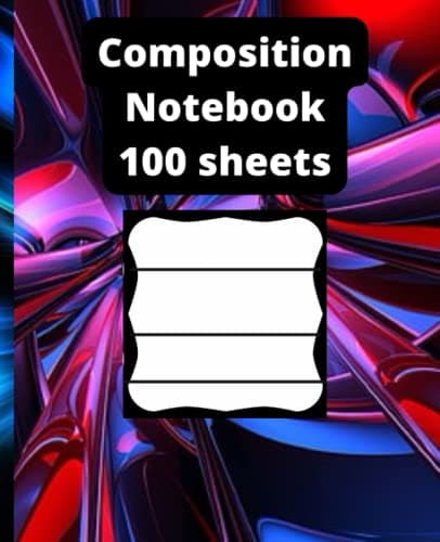 Basic College-Ruled Composition Notebook, 100 sheets