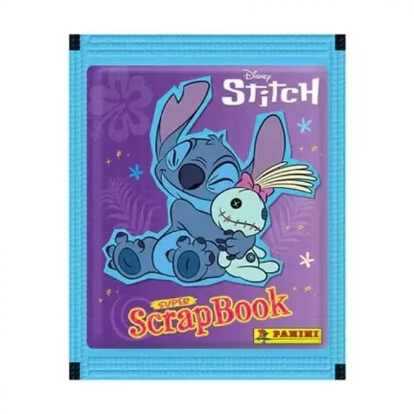 5 x STITCH PANINI POUCH WITH STITCH STICKERS