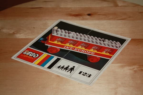 Lego Train 4.5V 123 Passenger Carriage