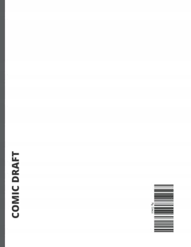 Comic Draft: A book for sketching out the rough draft of your comic or manga idea.