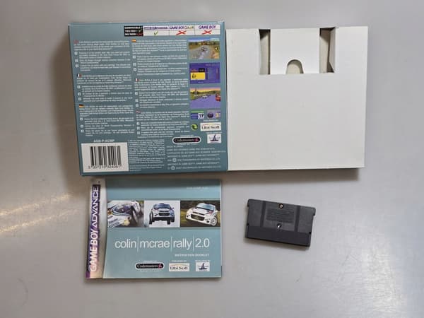 COLIN MCRAE RALLY 2.0 COMPLETE SET IN BOX FOR GAME BOY ADVANCE