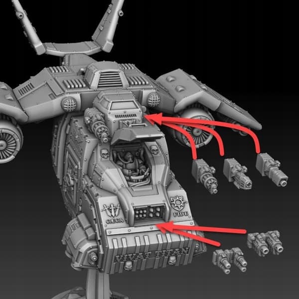 Silver Wardens Corvus Tempest – a proxy model for board games/D&D/GURPS