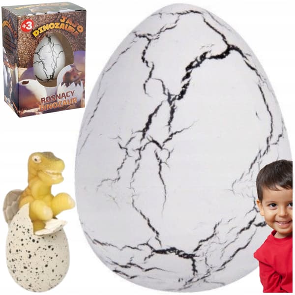 EGG: dinosaur egg – hatching, growing DINOSAUR – LARGE – AS A GIFT
