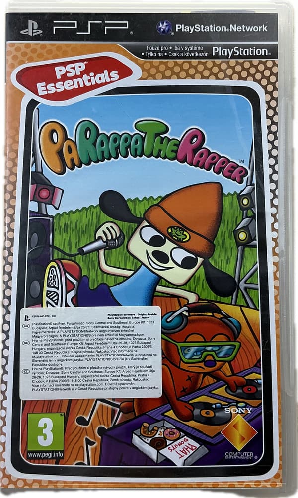 PARAPPA THE RAPPER – Perfect Condition Complete Set – Polish PSP Release
