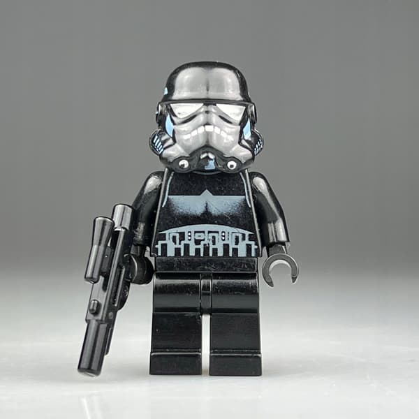 Lego Star Wars sw0166a Imperial Shadow Trooper Short Back Line + Blaster