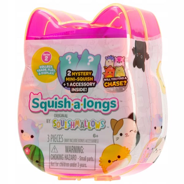 SQUISH-A-LONGS – 2.5 cm, assorted, pack of 2