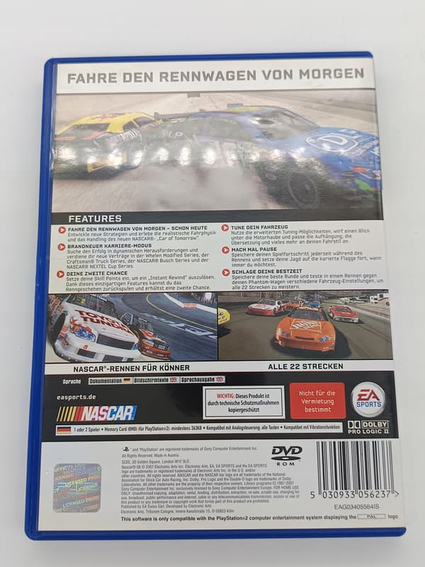 PlayStation 2 Nascar 08 PlayStation 2 (PS2) boxed version