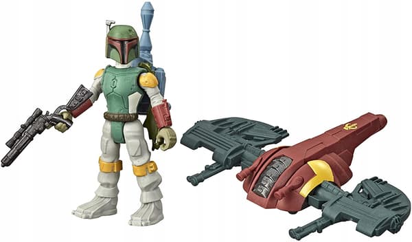 STAR WARS MISSION FLEET BOB FETT FIGURE + BACKPACK