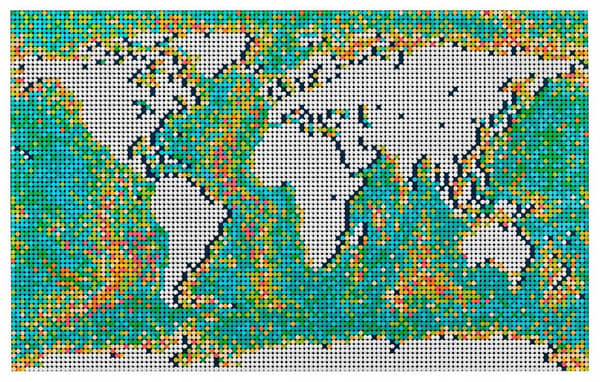 LEGO ART 31203 WORLD MAP
