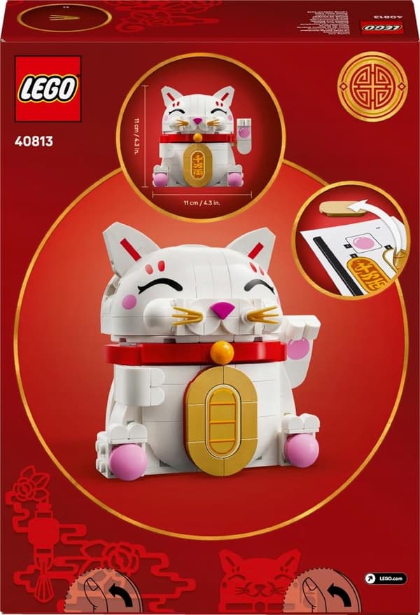 LEGO 40813 Iconic Japanese Lucky Cat