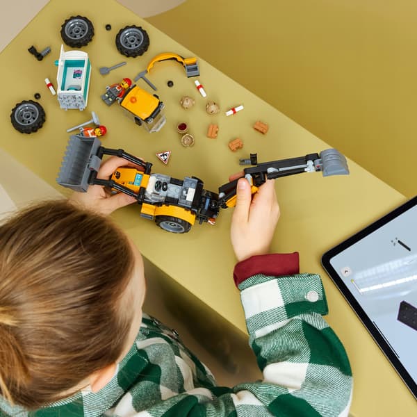 LEGO City Yellow Backhoe Loader 60480
