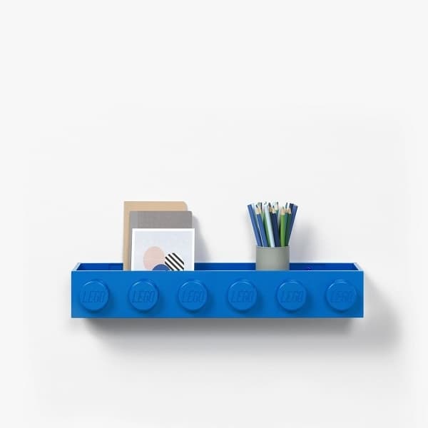 LEGO LONG SHELF, 6 BLUE BRICKS 41121731