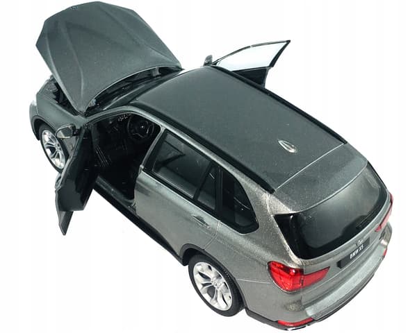 BMW X5 MODEL METAL WELLY 1:24 SILVER GREY