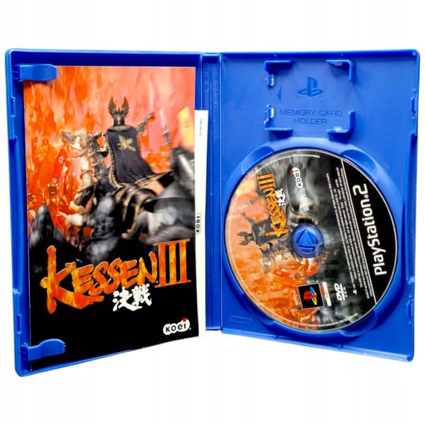 KESSEN III PlayStation 2 (PS2) boxed version
