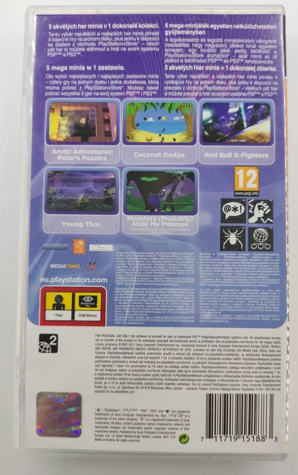 MEGA MINIS VOLUME 2 PSP GAME