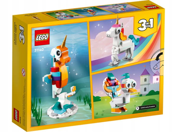 LEGO Creator 3-in-1 31140 Magical Unicorn
