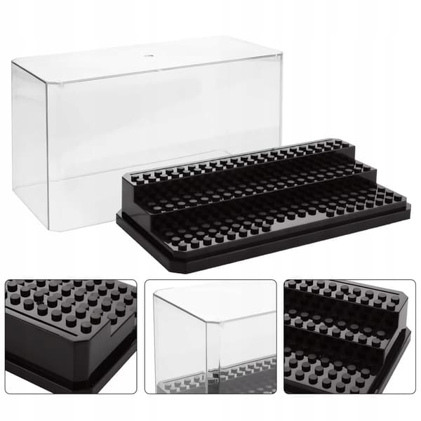 LEGO FIGURE DISPLAY CABINET – TRANSPARENT DISPLAY CABINET WITH LARGE SHELF