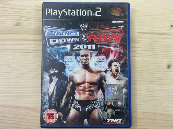 SMACKDOWN VS RAW 2011 WWE disc – in very good condition – complete PS2 set