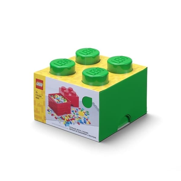 LEGO 40031734 2x2 dark green brick container