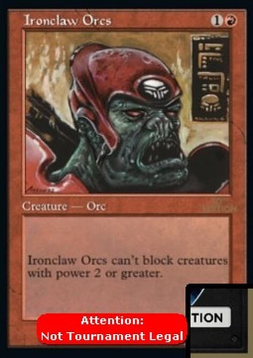Magic: The Gathering Ironclaw Orcs