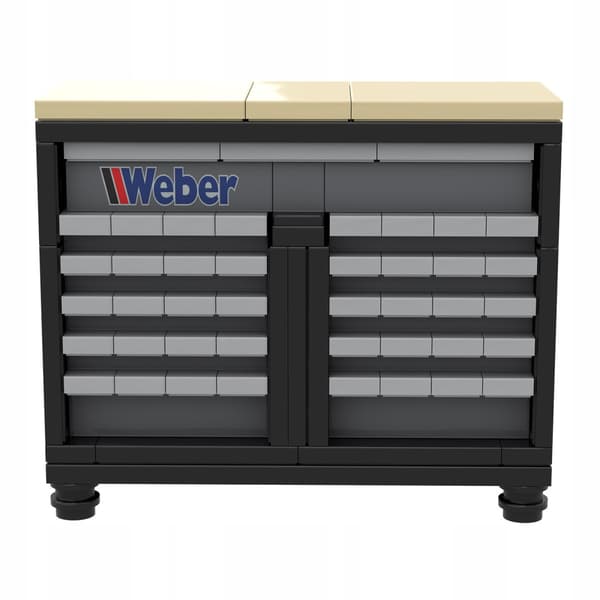 Weber 143-piece workshop trolley building blocks set