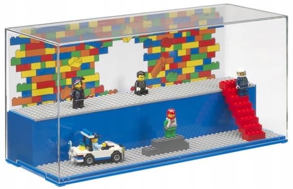 LEGO Display Case for Minifigures – Blue