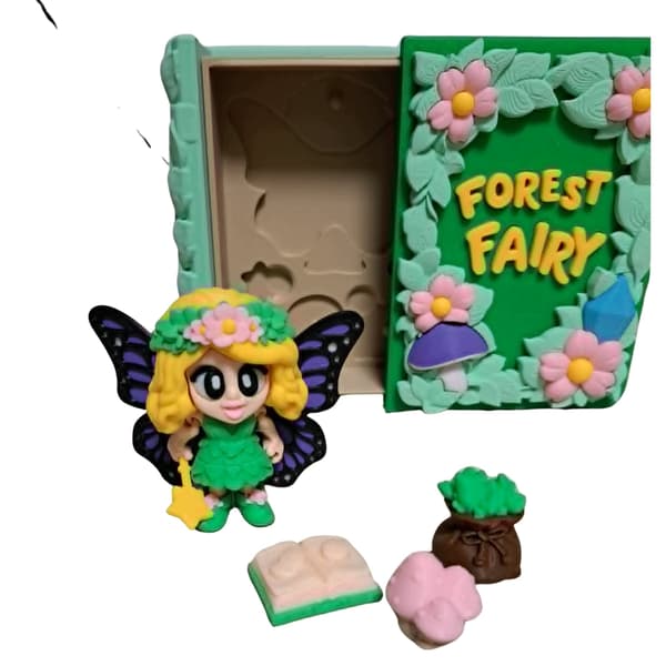 Forest Fairy 3D-printed figurine set